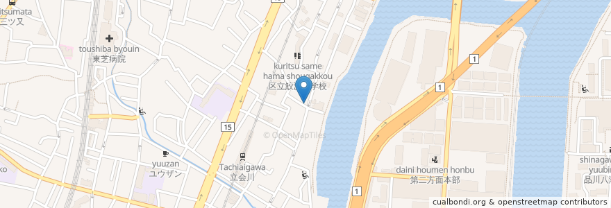 Mapa de ubicacion de 吉田家 en Japan, Tokio, 品川区.