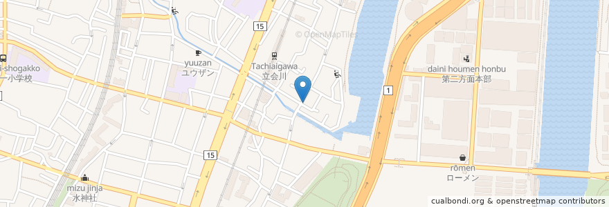 Mapa de ubicacion de ORIGIN en 日本, 東京都, 品川区.