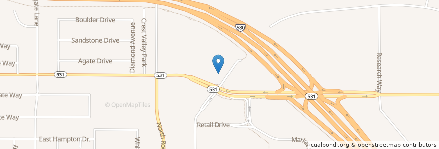 Mapa de ubicacion de Del Taco en 美利坚合众国/美利堅合眾國, 内华达州 / 內華達州, Carson City, Carson City.