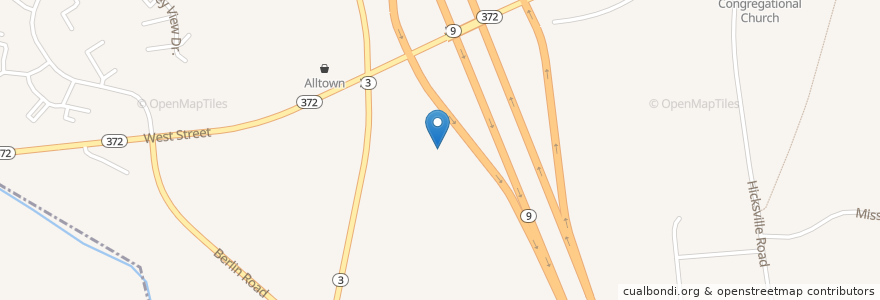 Mapa de ubicacion de The UPS Store en United States, Connecticut, Middlesex County, Cromwell.