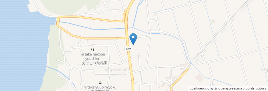 Mapa de ubicacion de 二丈温泉;きららの湯 en Japon, Préfecture De Fukuoka, 糸島市.
