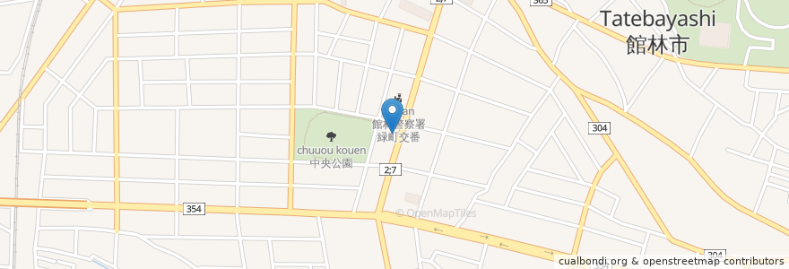 Mapa de ubicacion de D,time en ژاپن, 群馬県, 館林市.