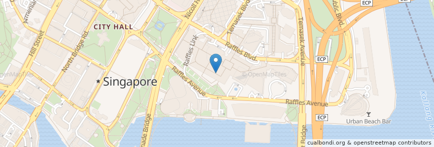 Mapa de ubicacion de The Music Platform en Сингапур, Central.