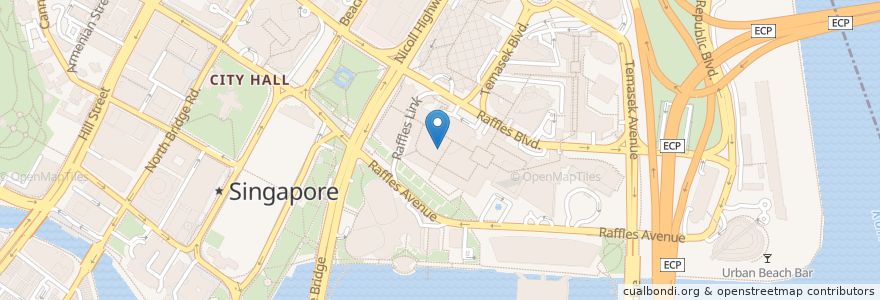 Mapa de ubicacion de Chic-a-boo en Singapura, Central.
