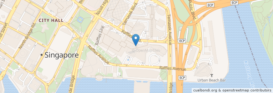 Mapa de ubicacion de Attap House en Singapur, Central.