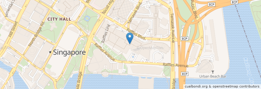Mapa de ubicacion de dal.komm Coffee en シンガポール, Central.