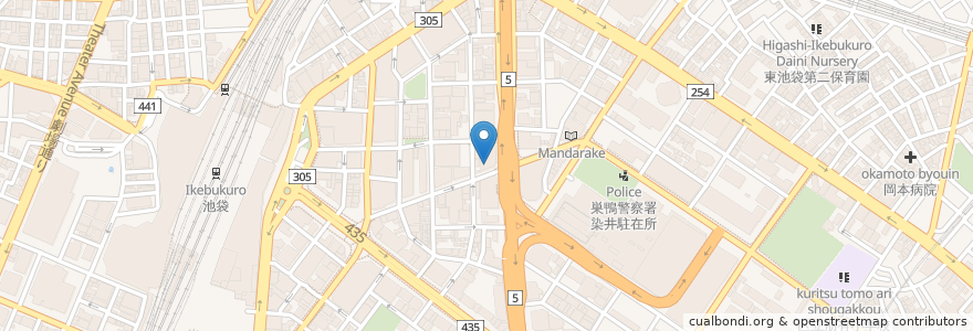 Mapa de ubicacion de Kura zushi Sunshine’s 60 Dori en Giappone, Tokyo, Toshima.