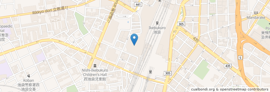Mapa de ubicacion de Metropolitan Plaza en Japon, Tokyo, 豊島区.