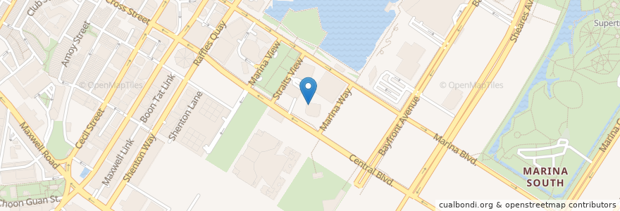 Mapa de ubicacion de Erwin's Gastrobar en Singapura, Central.