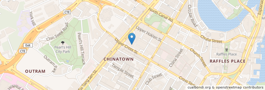 Mapa de ubicacion de Family Medicine Clinic Chinatown en Сингапур, Central.
