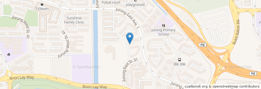Mapa de ubicacion de PDSS 318 Food Cafeteria en Singapura, Southwest.
