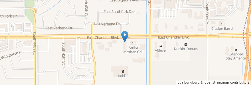 Mapa de ubicacion de School of Rock en ایالات متحده آمریکا, آریزونا, Maricopa County, Phoenix.