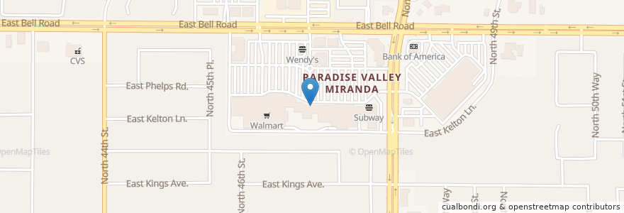 Mapa de ubicacion de Danny's Bar-B-Q en Stati Uniti D'America, Arizona, Maricopa County, Phoenix.