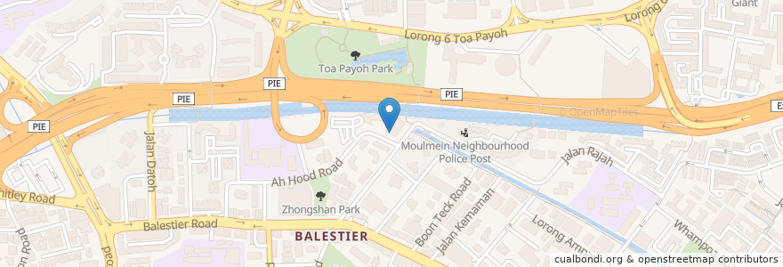 Mapa de ubicacion de Kim's Garden en سنغافورة, Central.