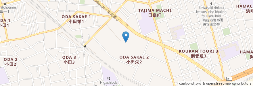 Mapa de ubicacion de はなまるうどん en Giappone, Prefettura Di Kanagawa, 川崎市, 川崎区.