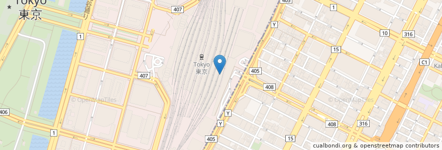 Mapa de ubicacion de マクドナルド en Japão, Tóquio, 千代田区, 中央区.