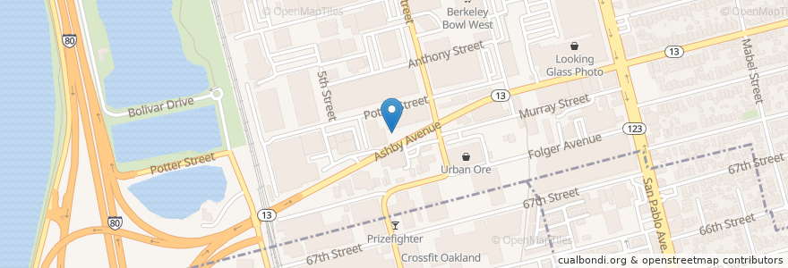 Mapa de ubicacion de Tacos el Rey Food Truck en 미국, 캘리포니아주, 앨러미다 군, Berkeley.