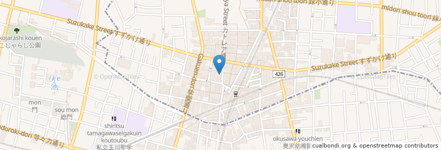 Mapa de ubicacion de Alpha Beta Coffee Club en Japón, Tokio, Meguro.