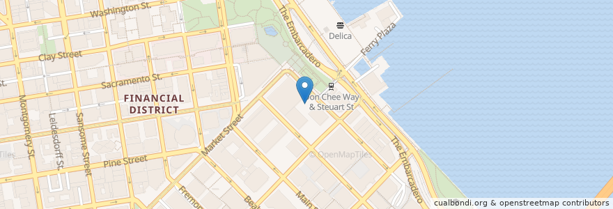 Mapa de ubicacion de Osha Express en Соединённые Штаты Америки, Калифорния, Сан-Франциско, San Francisco.