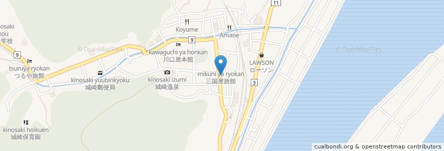 Mapa de ubicacion de III Rd en ژاپن, 兵庫県, 豊岡市.