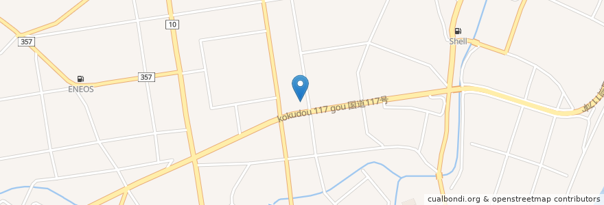 Mapa de ubicacion de ガスト en اليابان, 新潟県, 小千谷市.