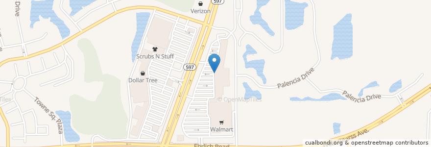 Mapa de ubicacion de Redbox en Соединённые Штаты Америки, Флорида, Hillsborough County.