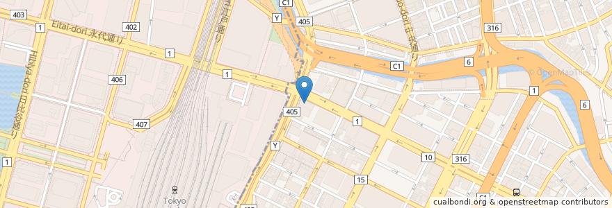 Mapa de ubicacion de 三井住友銀行 en 日本, 東京都, 千代田区, 中央区.