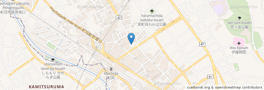 Mapa de ubicacion de マクドナルド en Japonya, 東京都, 町田市.