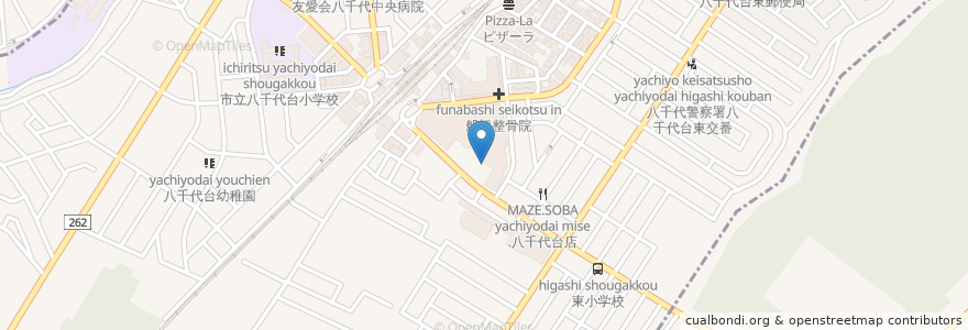 Mapa de ubicacion de お客様専用駐輪場出入り口 en Japonya, 千葉県, 八千代市, 千葉市, 花見川区.
