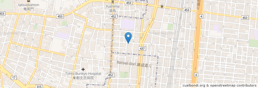 Mapa de ubicacion de てるりん館東京 en 일본, 도쿄도.