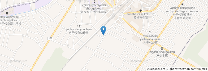 Mapa de ubicacion de すずめ en 日本, 千葉県, 八千代市, 千葉市, 花見川区.