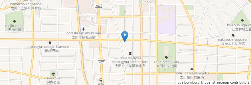 Mapa de ubicacion de ダニエルハウス en Jepun, 群馬県, 太田市.