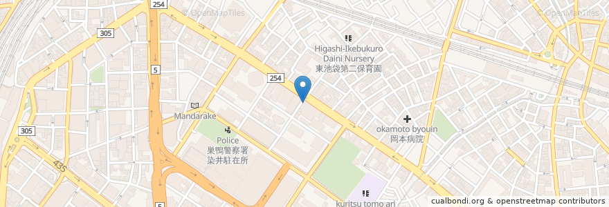 Mapa de ubicacion de タキザワ デンタル クリニック en ژاپن, 東京都, 豊島区.