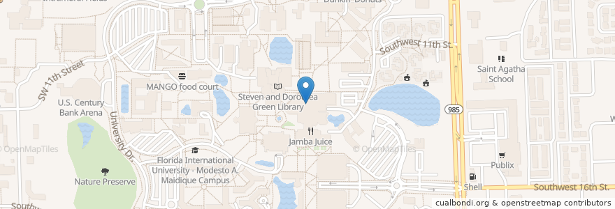 Mapa de ubicacion de 8th Street Kitchen en Соединённые Штаты Америки, Флорида, Майами-Дейд.