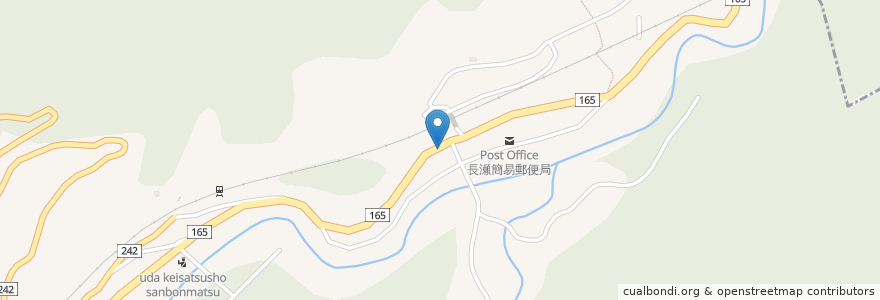 Mapa de ubicacion de 一千鶴 en 日本, 奈良県, 宇陀市.