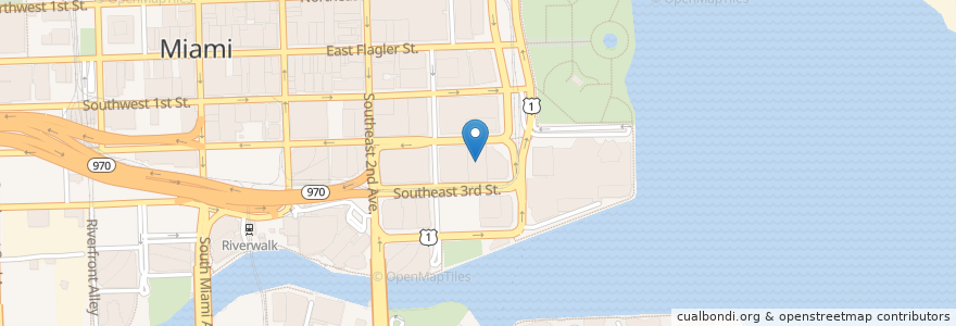 Mapa de ubicacion de Consulate General of Canada en Соединённые Штаты Америки, Флорида, Майами-Дейд, Майами.