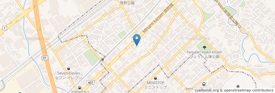 Mapa de ubicacion de くさなぎ歯科クリニッック en Japan, Präfektur Shizuoka, 静岡市, 駿河区, 清水区.