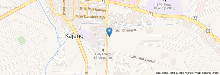 Mapa de ubicacion de Code Black en Malásia, Selangor, Majlis Perbandaran Kajang.