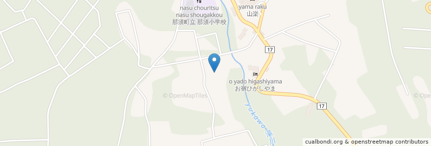 Mapa de ubicacion de ホテルサンバレー那須;アクアヴィーナス en Japón, Prefectura De Tochigi, 那須郡, 那須町.