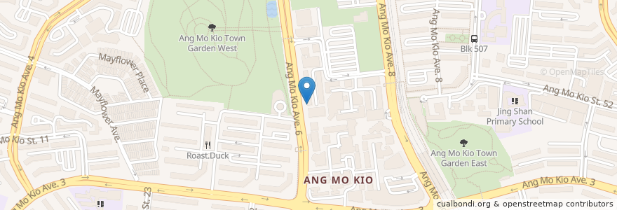 Mapa de ubicacion de Haig Road Putu Piring en Singapour, Central.