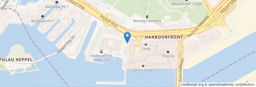 Mapa de ubicacion de Harry's en Singapore, Central.