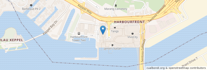 Mapa de ubicacion de Ramen Hitoyoshi en Singapur, Central.