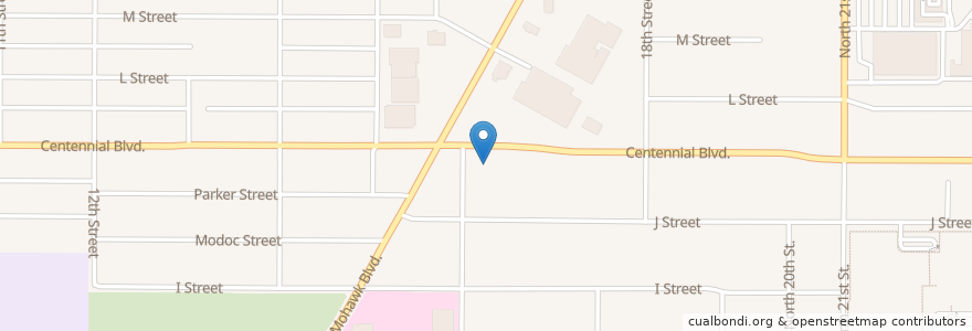 Mapa de ubicacion de Willamette Family, Inc. en Amerika Syarikat, Oregon, Lane County, Springfield.