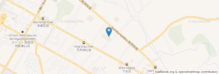 Mapa de ubicacion de 乃木温泉ホテル;ゆの郷 en ژاپن, 栃木県, 那須塩原市.