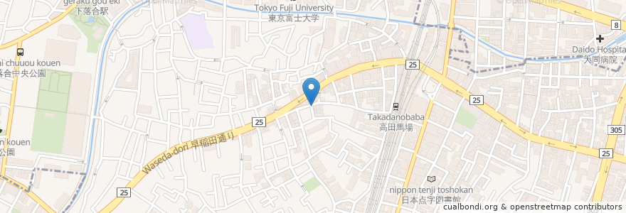Mapa de ubicacion de Hygeia en Japan, Tokio, 新宿区.