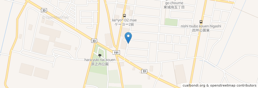 Mapa de ubicacion de 小山やすらぎの湯 en Japan, Präfektur Tochigi, 小山市.