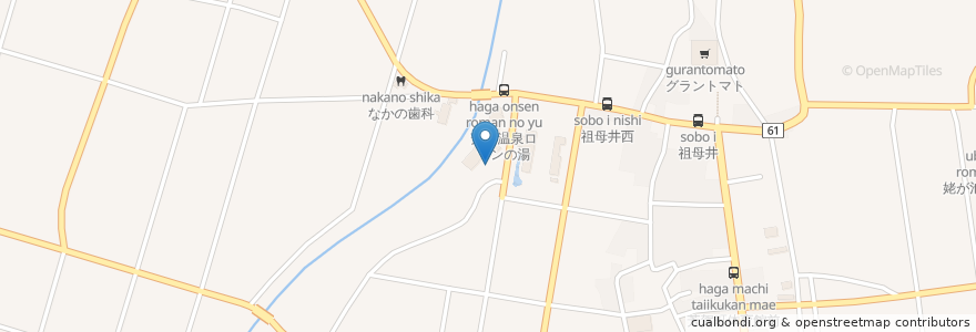 Mapa de ubicacion de 道の駅はが;ロマンの湯 en Giappone, Prefettura Di Tochigi, 芳賀郡, 芳賀町.
