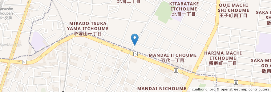 Mapa de ubicacion de DOLCE&POIRE en 日本, 大阪府, 大阪市, 阿倍野区.