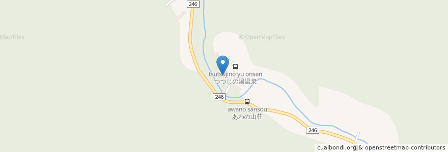 Mapa de ubicacion de 前日光;つつじの湯交流館 en 日本, 栃木県, 鹿沼市.