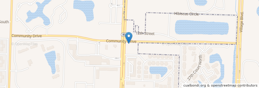 Mapa de ubicacion de Ahepa Building Mami en Estados Unidos Da América, Flórida, Palm Beach County, West Palm Beach.